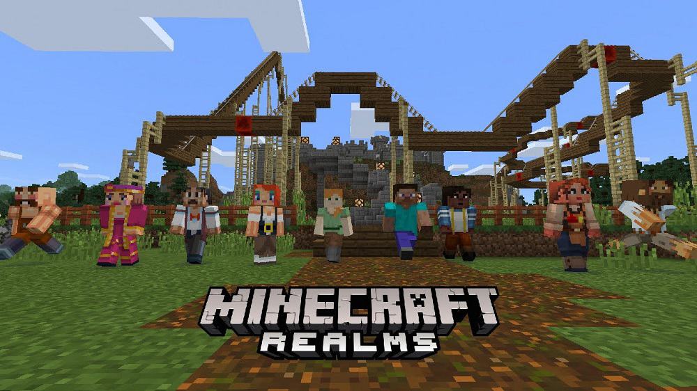 A first spawn in Minecraft