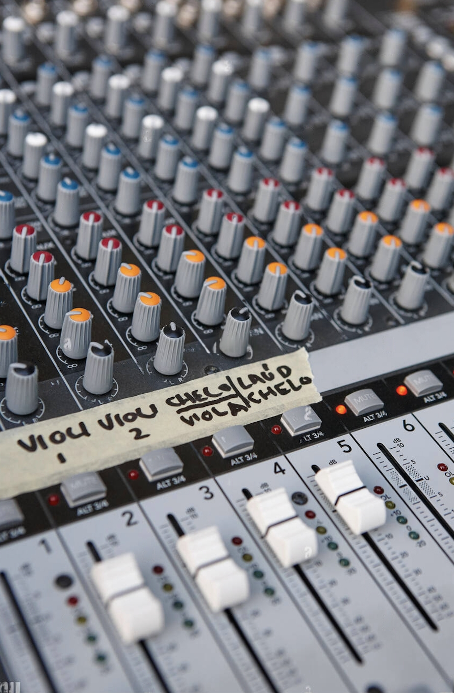 Analogue sound desk